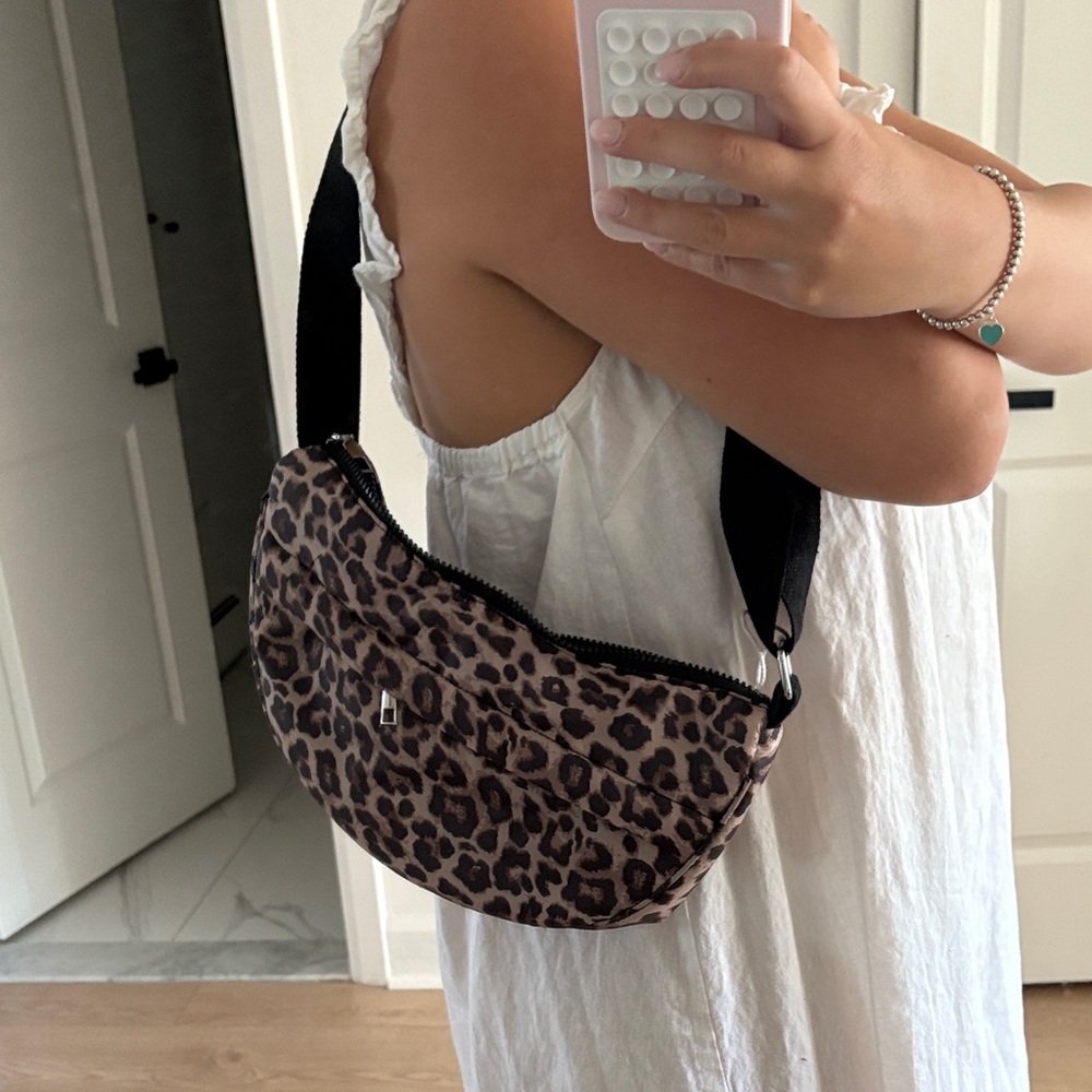 Leopard Print Shoulder Bag & cross body